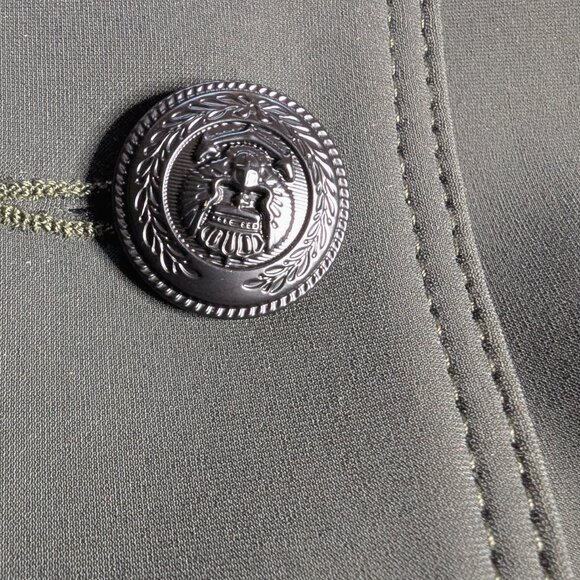 TRISTAN MILITARY style jacket blazer Sz S OLIVE GREEN PREPPY OLD MONEY $395 NWT - Picture 3 of 10